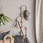 WALLXPERT Metalna zidna kuka bakarna boja Lizzard C - slika 2