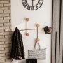 WALLXPERT Metalna zidna kuka boja bakar Dama C - slika 2