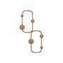 WALLXPERT Metalna zidna kuka boja bakar Ladybug C - slika 4