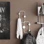 WALLXPERT Metalna zidna kuka bela boja Ladybug B - slika 3
