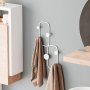 WALLXPERT Metalna zidna kuka bela boja Ladybug B - slika 1