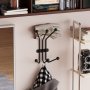 WALLXPERT Metalna zidna kuka crna boja Ant - slika 2