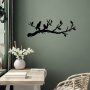 WALLXPERT Metalna zidna kuka crna boja Escaped Birds - slika 2