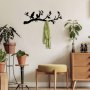 WALLXPERT Metalna zidna kuka crna boja Escaped Birds - slika 3