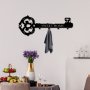 WALLXPERT Metalna zidna kuka crna boja Magic Key - slika 1