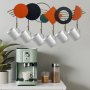 WALLXPERT Metalna zidna kuka multicolor Mualla - slika 4