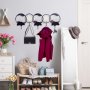 WALLXPERT Metalna zidna kuka multicolor Dilan - slika 4