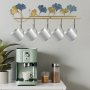 WALLXPERT Metalna zidna kuka multicolor Selene - slika 1