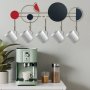 WALLXPERT Metalna zidna kuka multicolor Lydia - slika 4
