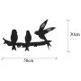 WALLXPERT Metalna zidna kuka crne figure WSH 020 - slika 5