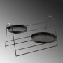 WALLXPERT Crni Dekorativni metalni pribor GED 013 A - slika 5