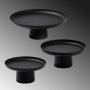WALLXPERT Dekorativni metalni pribor Nısıros Black - slika 4