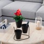 WALLXPERT Crni Dekorativni metalni pribor GED 014 - slika 3