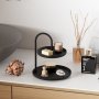 WALLXPERT Dekorativni metalni pribor Kormen Black - slika 3
