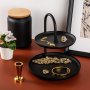 WALLXPERT Dekorativni metalni pribor Kormen Black - slika 1