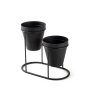 WALLXPERT Crni Dekorativni metalni pribor GED 015 A - slika 4