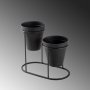 WALLXPERT Crni Dekorativni metalni pribor GED 015 A - slika 5