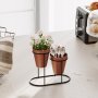 WALLXPERT Bakar Crno Dekorativni metalni pribor GED 015 B - slika 2