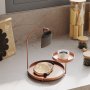 WALLXPERT Dekorativni metalni pribor bakar boja Knıdos A Copper - slika 3
