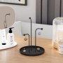 WALLXPERT Dekorativni metalni pribor Leros Black - slika 3
