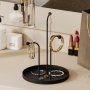 WALLXPERT Dekorativni metalni pribor Leros Black - slika 4