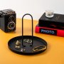 WALLXPERT Dekorativni metalni pribor Sımı Black - slika 1