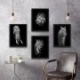 WALLXPERT Dekorativna slika u okviru (4 komada) Animals Set - slika 1