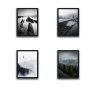 WALLXPERT Dekorativna slika u okviru (4 komada) Fly Set - slika 2