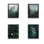 WALLXPERT Dekorativna slika u okviru (4 komada) Green Life Set - slika 2