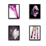 WALLXPERT Dekorativna slika u okviru (4 komada) Purple Unicorn Set - slika 2