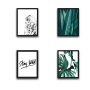 WALLXPERT Dekorativna slika u okviru (4 komada) Stay Wild Set 4 - slika 2