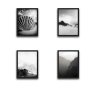 WALLXPERT Dekorativna slika u okviru (4 komada) Wave Set - slika 2