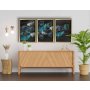 WALLXPERT Dekorativna uramljena MDF slika (3 komada) 023 - slika 1