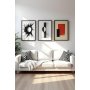 WALLXPERT Dekorativna uramljena MDF slika (3 komada) Huhu424 50 x 70 - slika 1