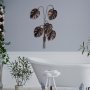 WALLXPERT Dekorativni metalni zidni pribor Monstera Copper - slika 2