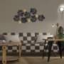 WALLXPERT Dekorativni metalni zidni pribor Kadem multicolor - slika 3