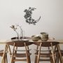 WALLXPERT Dekorativni metalni zidni pribor Flower Moon 1 M - slika 3