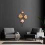WALLXPERT Dekorativni metalni zidni pribor Monstera v3 - slika 3