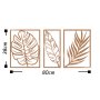 WALLXPERT Dekorativni metalni zidni pribor Leaf 2 Copper - slika 3