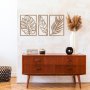 WALLXPERT Dekorativni metalni zidni pribor Leaf 2 Copper - slika 1