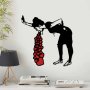 WALLXPERT Dekorativni metalni zidni pribor Banksy 12 - slika 1