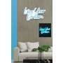 WALLXPERT Dekorativna plastična LED rasveta Live Your Dream Blue - slika 1