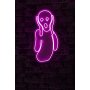 WALLXPERT Dekorativna plastična LED rasveta Scream Pink - slika 2