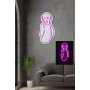 WALLXPERT Dekorativna plastična LED rasveta Scream Pink - slika 3