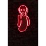 WALLXPERT Dekorativna plastična LED rasveta Scream Red - slika 2