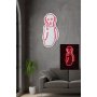 WALLXPERT Dekorativna plastična LED rasveta Scream Red - slika 4