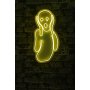WALLXPERT Dekorativna plastična LED rasveta Scream Yellow - slika 2