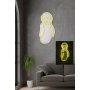 WALLXPERT Dekorativna plastična LED rasveta Scream Yellow - slika 4