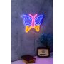 WALLXPERT Dekorativna plastična LED rasveta Butterfly Multicolor - slika 2