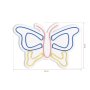 WALLXPERT Dekorativna plastična LED rasveta Butterfly Multicolor - slika 4